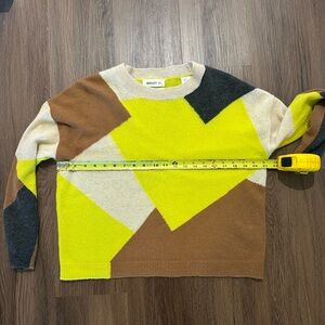 Bailey 44 Cashmere Colorful Geometric Sweater